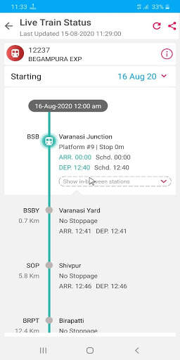 Train Enquiry - Live Train Status,PNR&Live Station screenshot 2