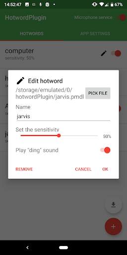 Hotword Plugin Free [Tasker Plugin] screenshot 2