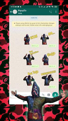 WAStickerApps: PUBG Pack screenshot 5