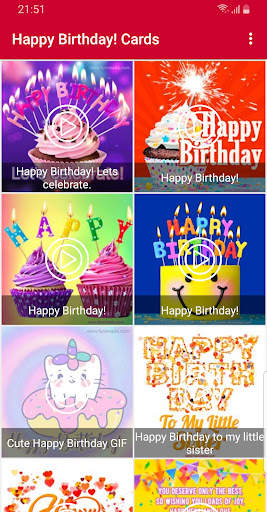 Happy birthday cards & GIF screenshot 7