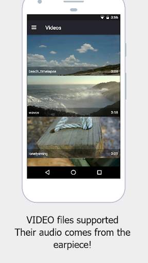 Stealth Audio Player - play audio through earpiece screenshot 4