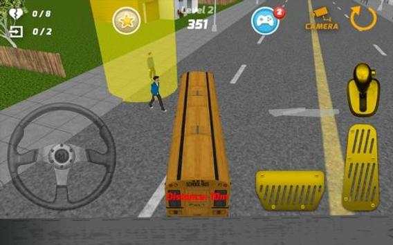 School Bus Car Simulator 3D screenshot 1