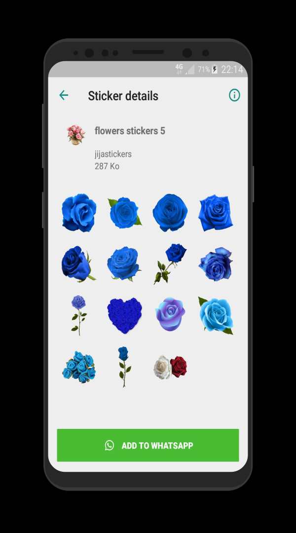 New WAStickerApps Roses  Flowers Stickers screenshot 13