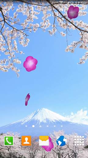 Sakura Garden Live Wallpaper screenshot 2