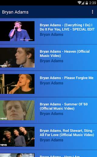 Bryan Adams Popular Songs | Video Collection screenshot 5