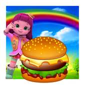 Rainbow! Ruby Burger Shop logo