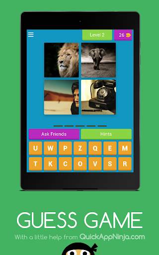 GUESS GAME  - 4 PICS 1 WORD QUIZ screenshot 10