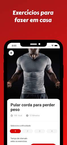 Perca Peso para Homens - Exercícios em casa screenshot 4