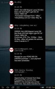 Notification: Gmail Popup Lite screenshot 9