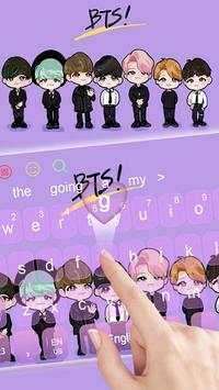 BTS Band Keyboard Theme स्क्रीनशॉट 2