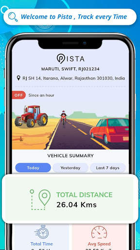 PISTA GPS Tracker screenshot 1