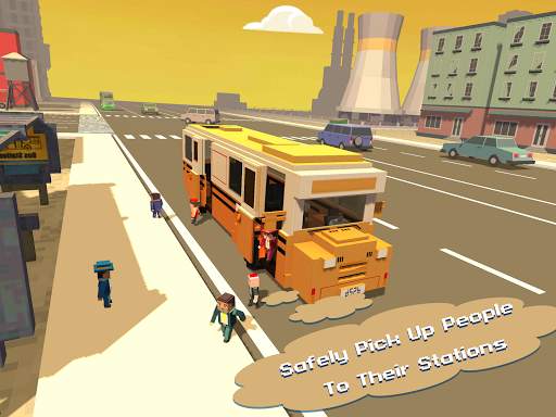 Coach Bus Driving Simulator: Craft City screenshot 3