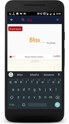 FoodO screenshot 1