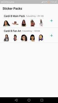 Cardi B Stickers for WhatsApp screenshot 1
