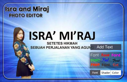 Isra and Miraj Photo Editor screenshot 2