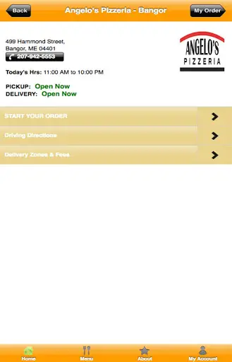 Angelo's Pizzeria Bangor screenshot 2