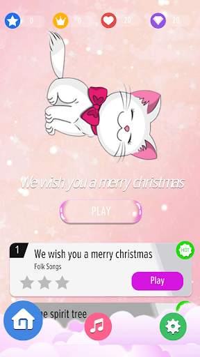 perfect pink tiles:cat piano-magic kids-music song screenshot 2