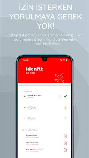 idenfit - zaman & izin screenshot 4