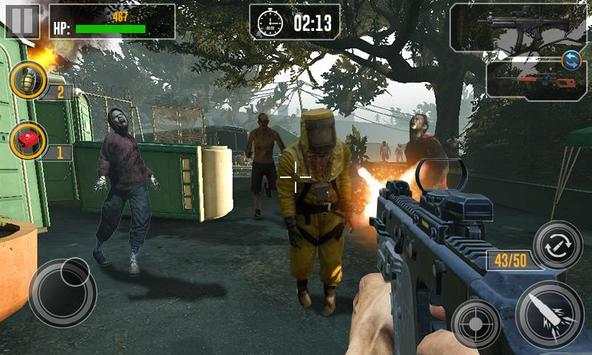 Dead Zombie Death Frontier Sniper FPS 3D screenshot 2