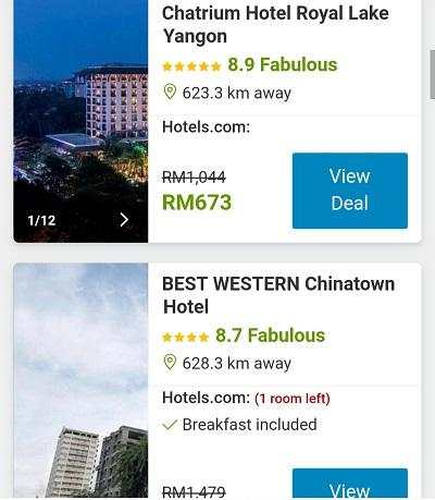 Booking Myanmar Hotels screenshot 1
