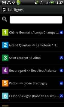 Go2 Rennes (bus, vélo, métro) screenshot 3