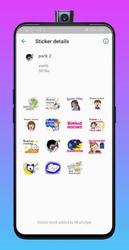 Sticker de Gracias para WAStickerApps screenshot 2