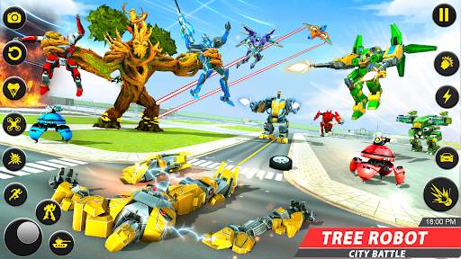 Dragon Robot Tree Robot Game screenshot 3