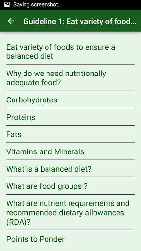 Dietary Guidelines for Indians screenshot 3