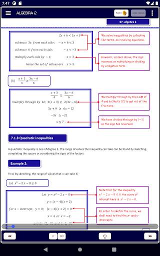 Algebra 2 Pure Math screenshot 9