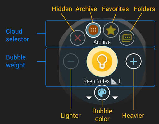 Bubble Cloud Tile Launcher / Watchface (Wear OS) 24 تصوير الشاشة