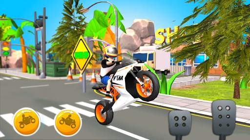 Cartoon Cycle Racing Game 3D screenshot 1