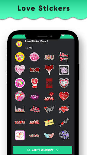 Romantic Stickers for Whatsapp - Love Stickers App screenshot 5