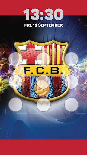 Barca Lock Screen 3 تصوير الشاشة