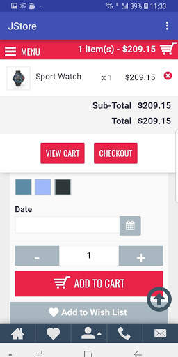 JStore e-shopping Mobile Application screenshot 8