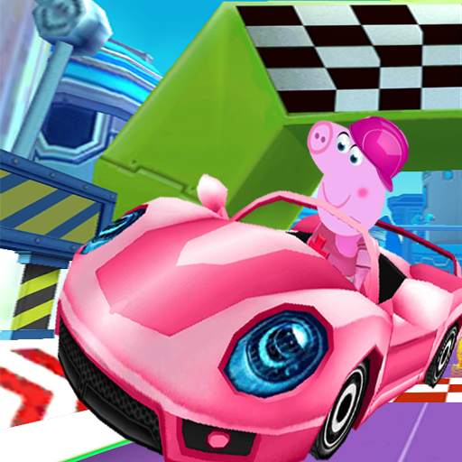 Happy pig Racing game 3
