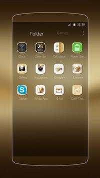 Gold Theme for Huawei Mate 8 screenshot 4
