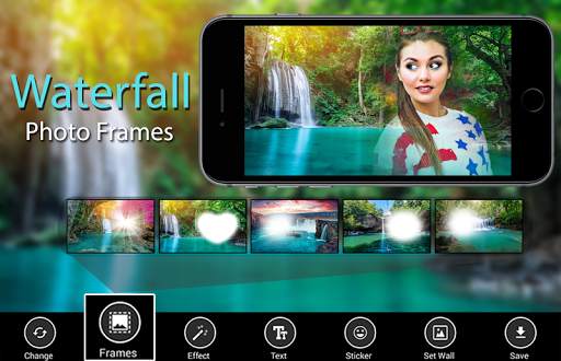 Waterfall Photo Frames - dp pi screenshot 1