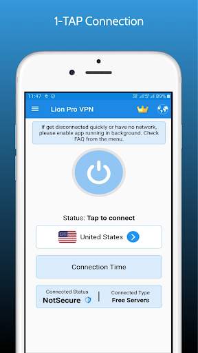 Lion Pro VPN screenshot 2
