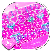 Glitter Pink Heart icon