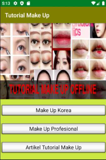 Tutorial Make Up Offline screenshot 1