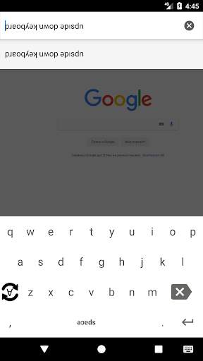 Upside Down keyboard स्क्रीनशॉट 3