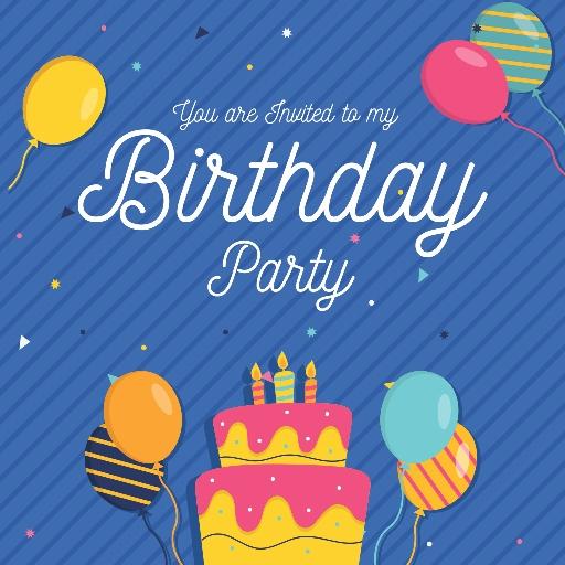Birthday Invitation Card Maker icon