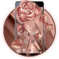 Rose Gold Rosette Theme