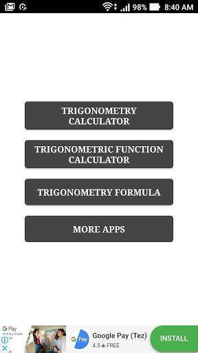 Trigonometry Calculator screenshot 1