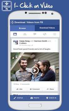 Fast Facebook Video Downloader screenshot 1