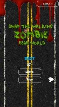 Snap The Walking Zombie : Dead World screenshot 1