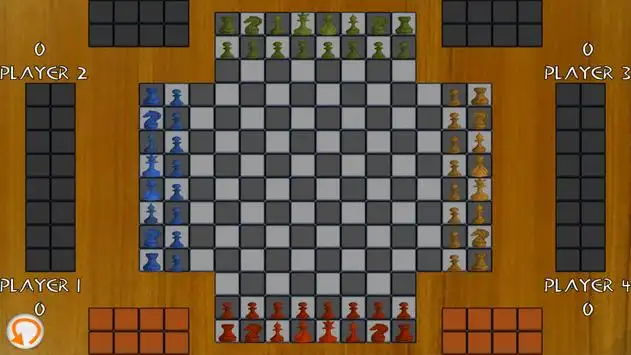 Free 4 Player Chess screenshot 1