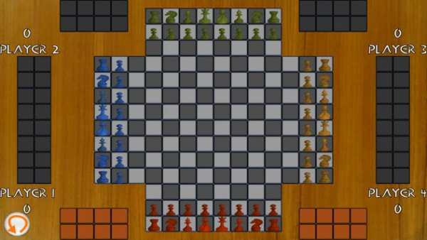 Free 4 Player Chess скриншот 1