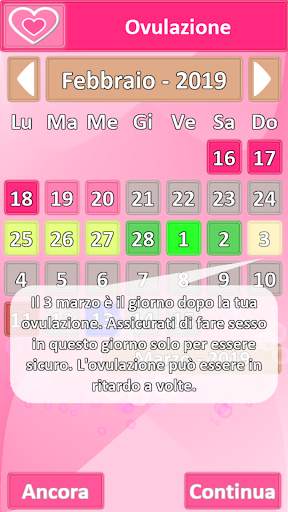 Ovulazione e Concepimento Fertilità Italiano screenshot 4