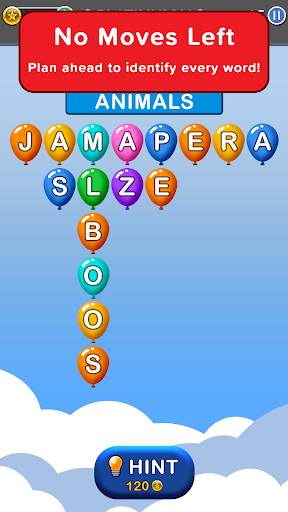 Word Balloons - Word Games free for Adults screenshot 3